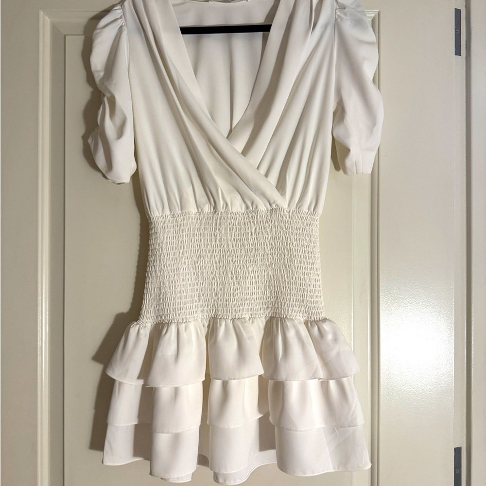 Amanda Uprichard Tabby Dress in White